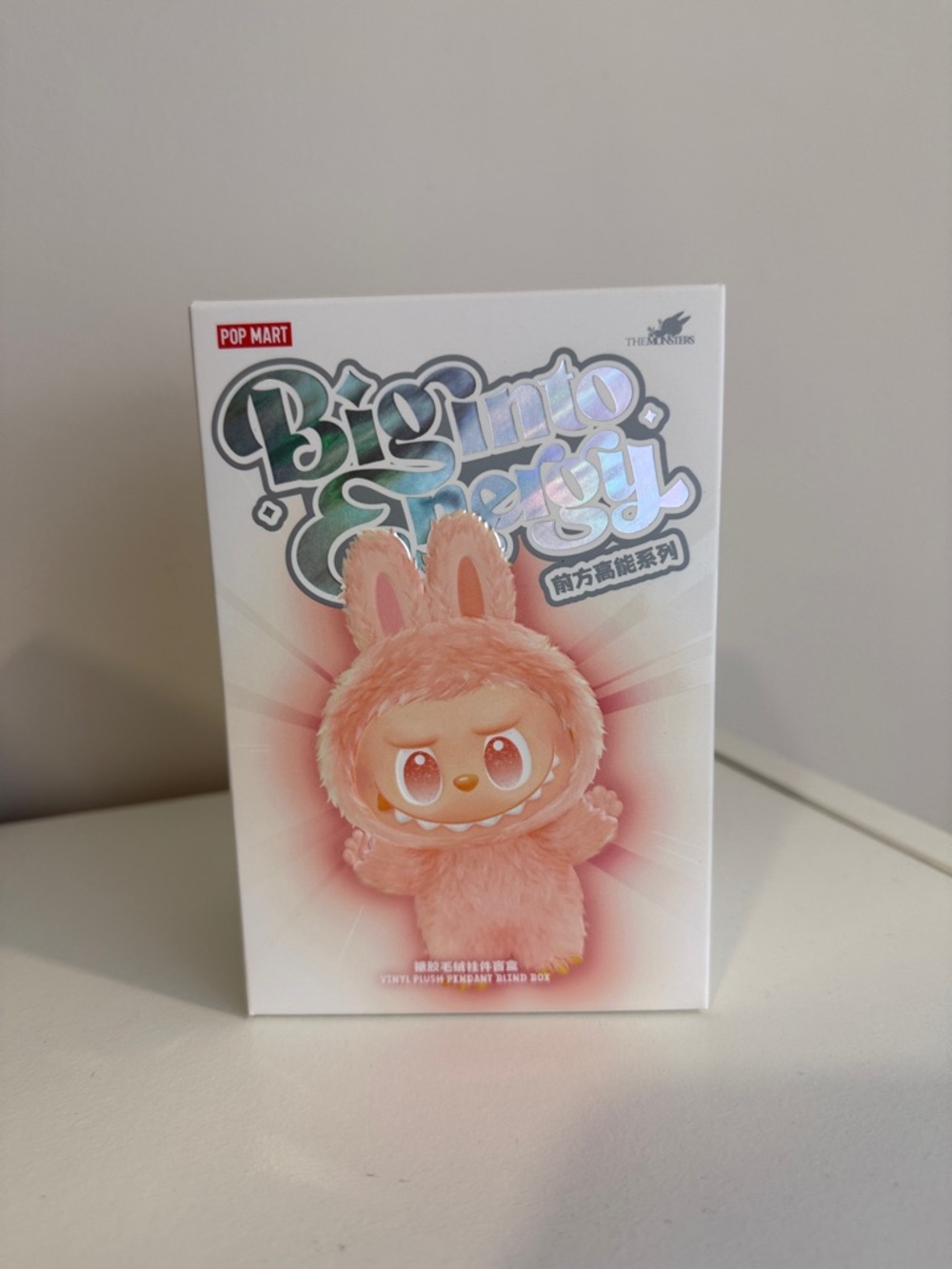 Pop Mart Big Into Energy Pink Plush Figure